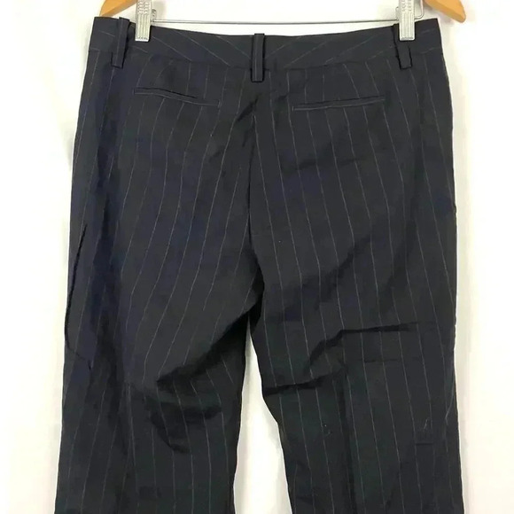 Banana Republic Pants Black Size 10R Martin Fit Career Wool Blend Lined - Picture 11 of 13